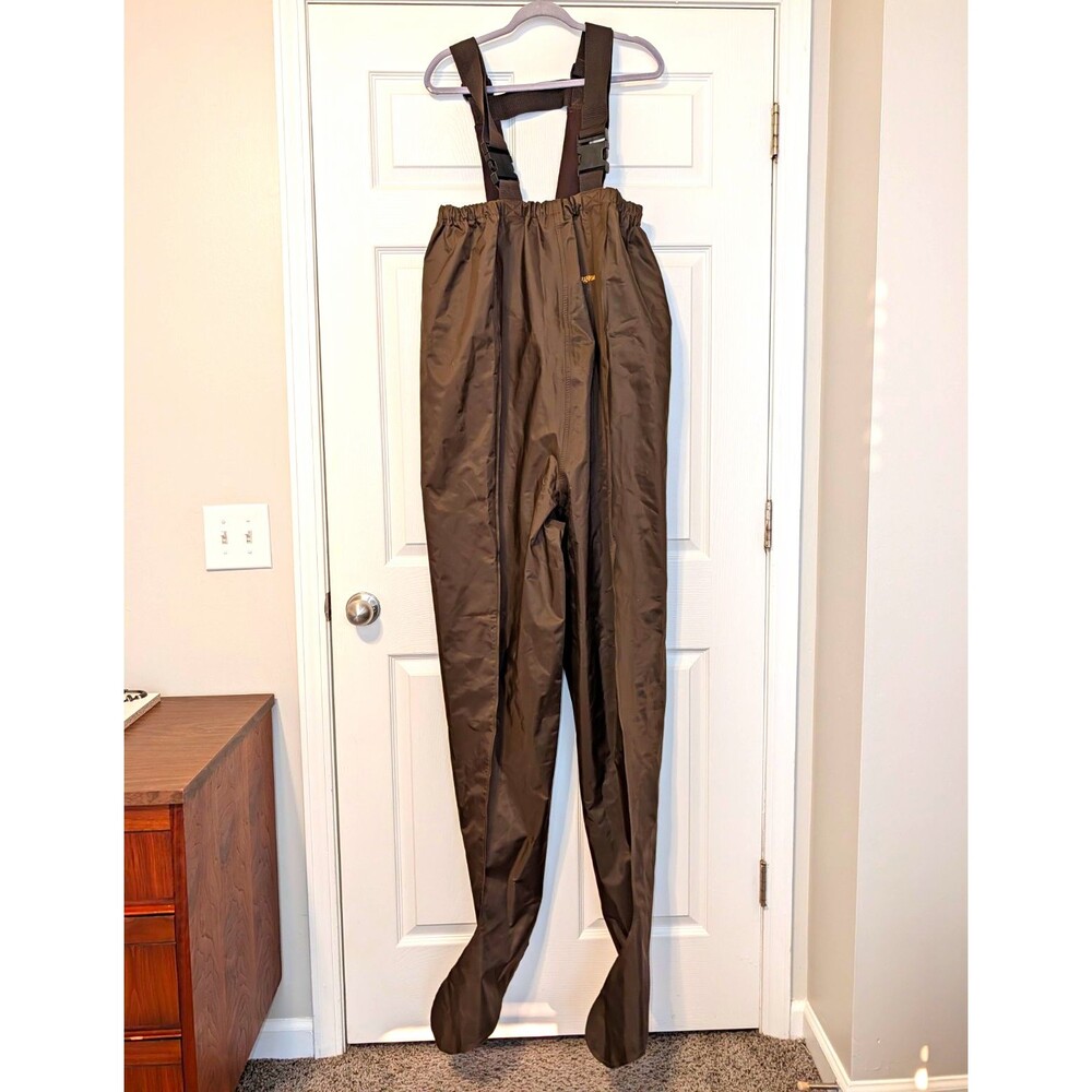 Remington Chest Waders Brown Nylon Uninsulated, Unisex Adult US XXL Medium